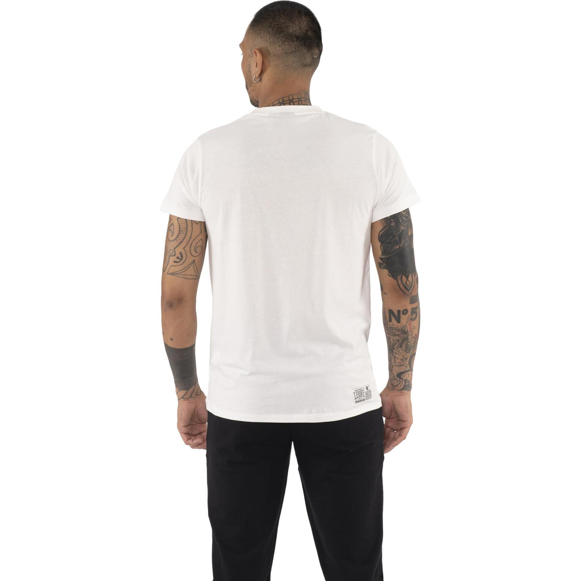 T-shirt da uomo maniche corte con stampa incontro boxe "Metropolitan"