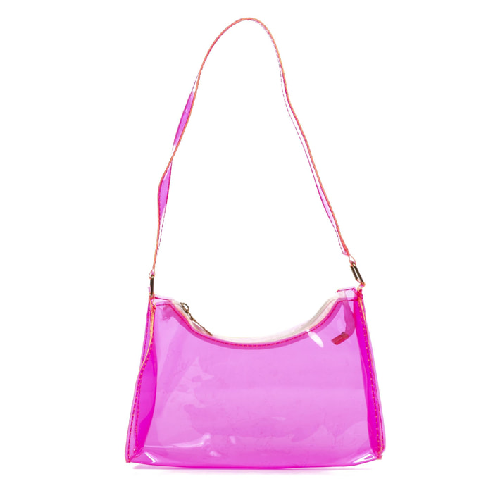 Zeri bolso de hombro de PVC transparente.