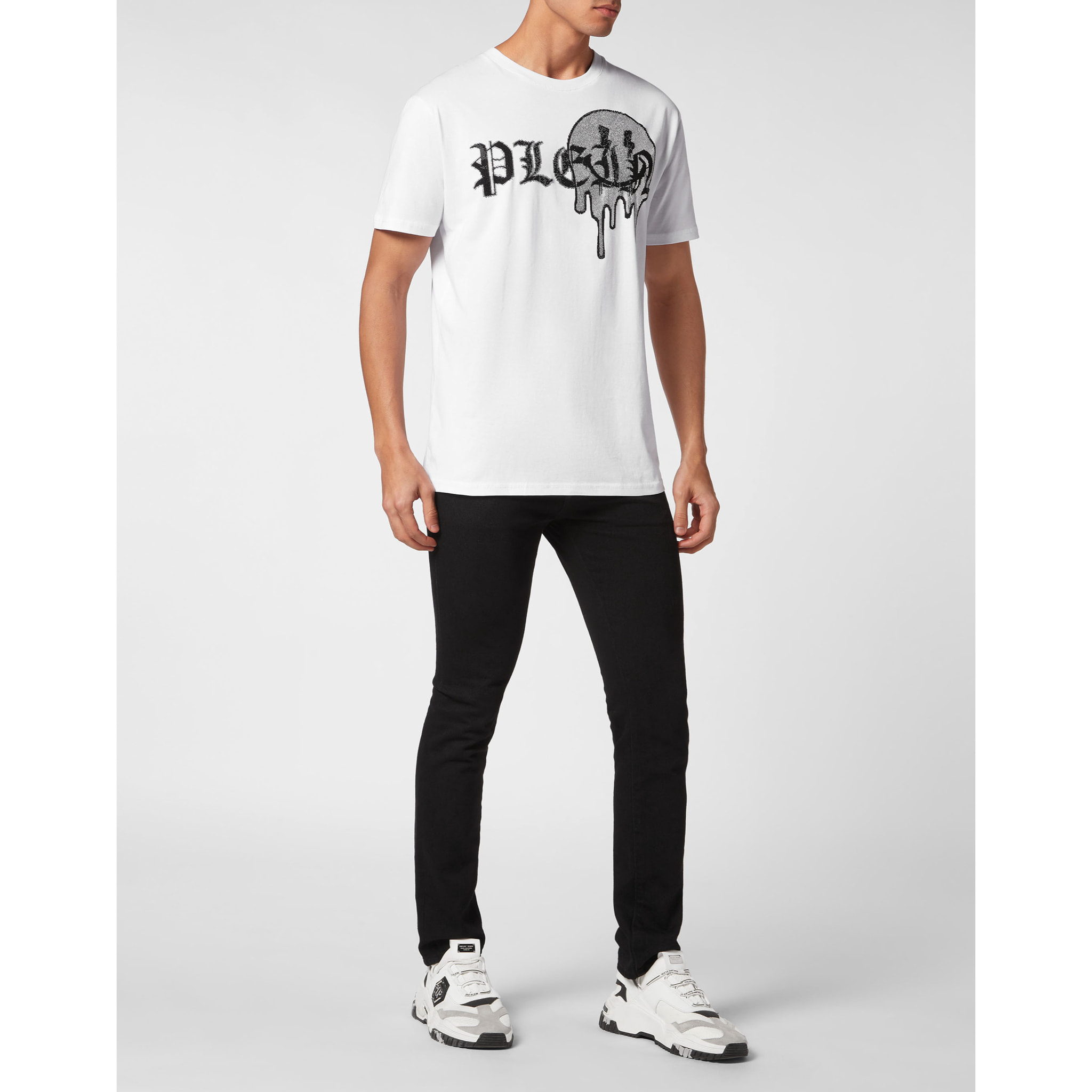 PHILIPP PLEIN T-Shirt Round Neck SMILE