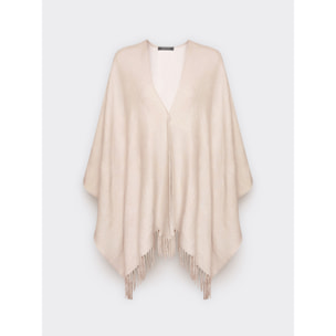 Elena Mirò - Mantella reversibile Monogram - Beige