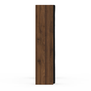 Dressing Aline extensible 120-170cm effet noyer 1 colonne