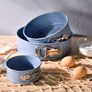 Juego de 3 moldes de horno redondos ø12ø18ø22cm san ignacio noia