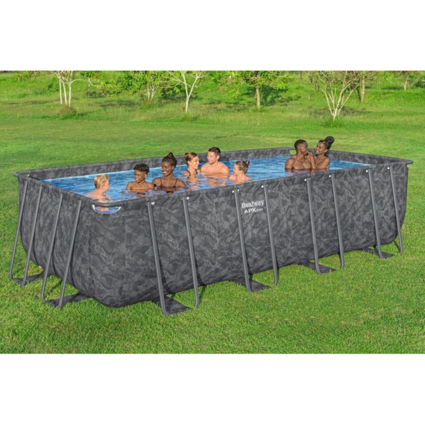 Bestway Piscine hors sol rectangulaire APX 365 Solo Pool 549 x 274 x 132 cm Bestway