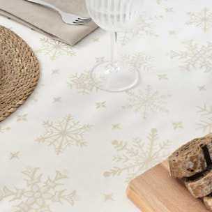 Nappe en tissu jacquard fil d'or PSC4821