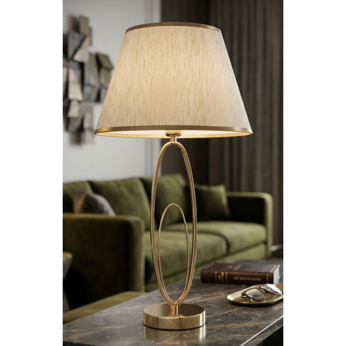 LAMPADA DA TAVOLO GLAM FLUSH CM Ø 30X58
