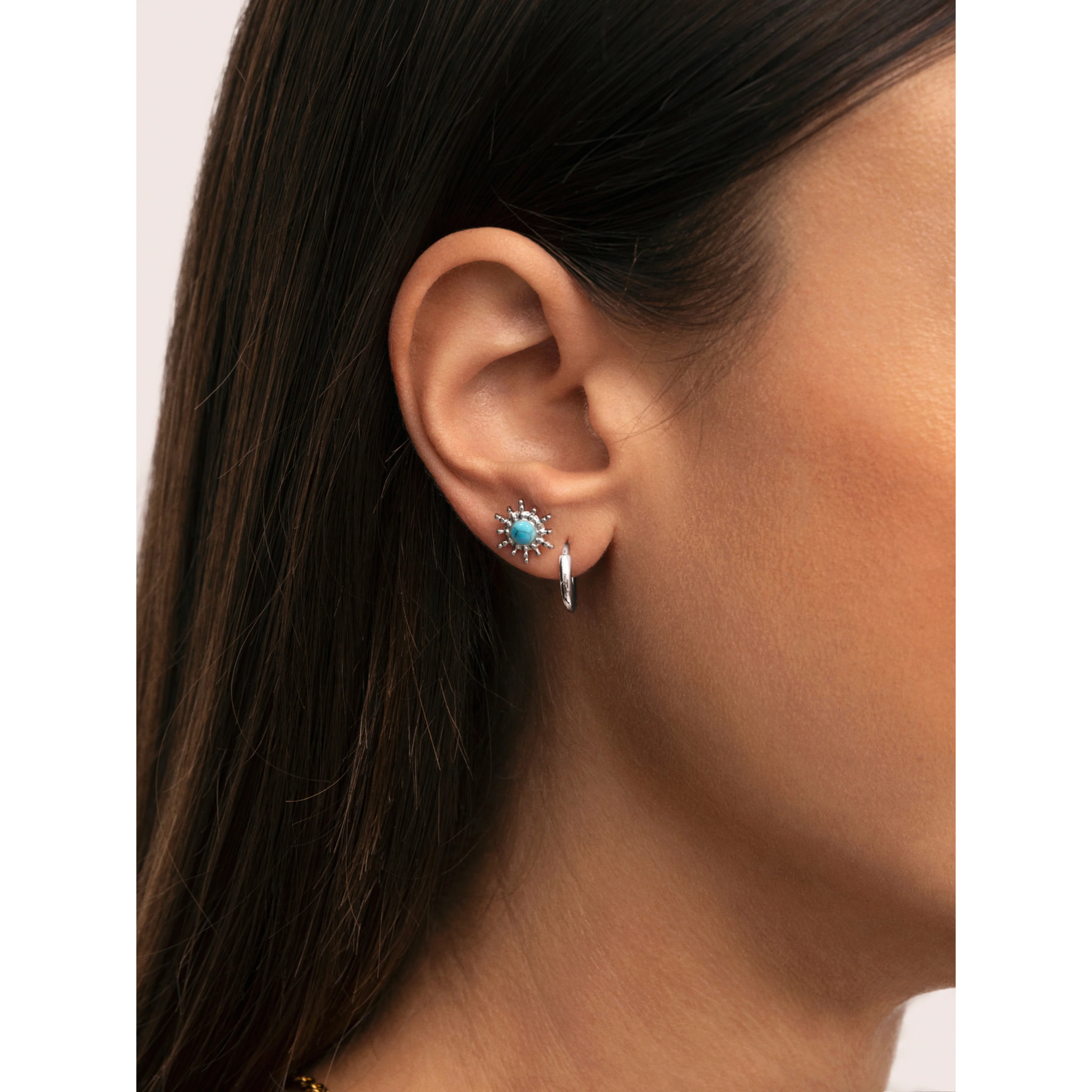 Pendiente Suelto Solea Acero