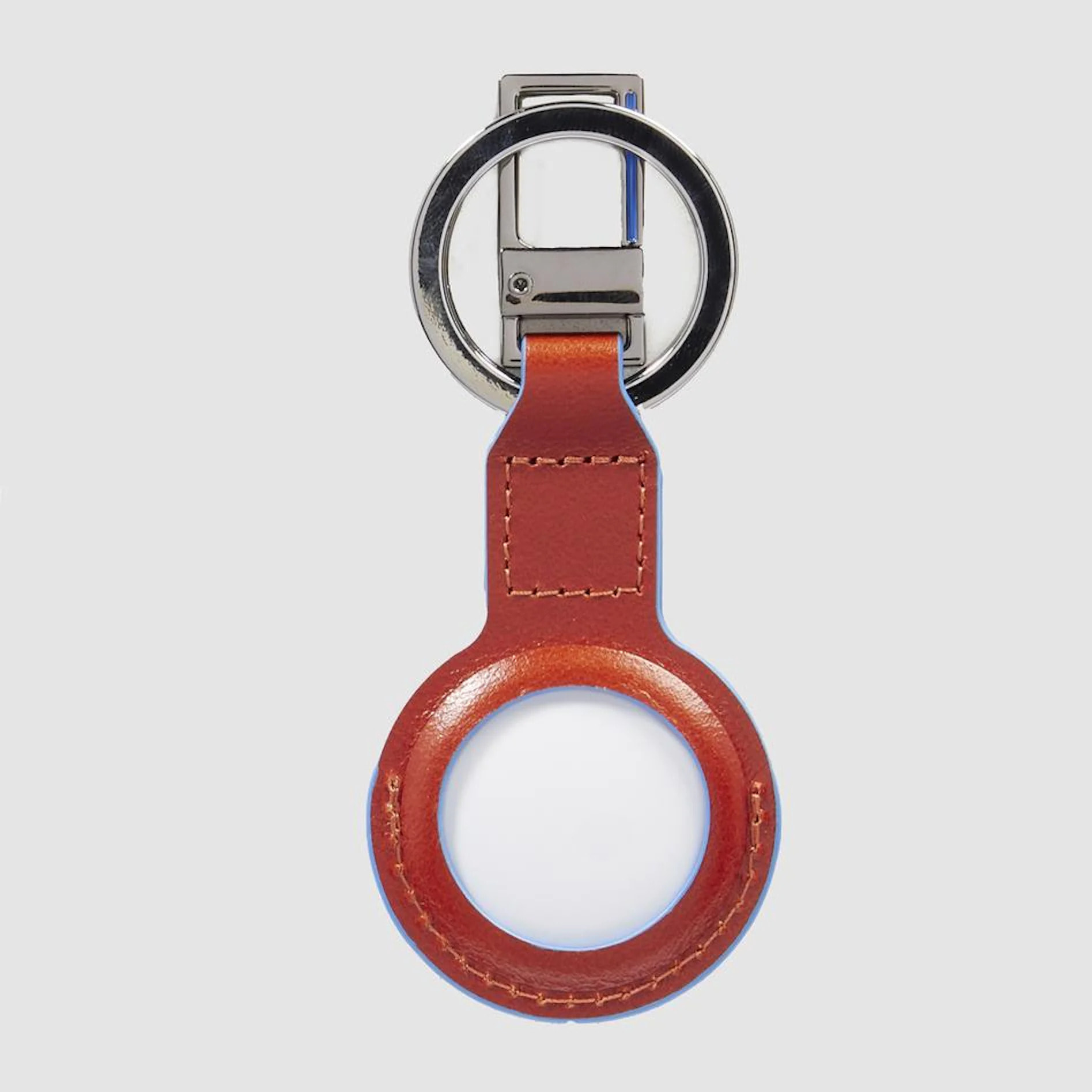 Piquadro Porte-clés en cuir pour AirTag®