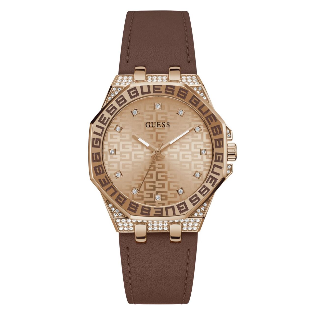 Reloj Guess GW0547L2 Mujer Analogico Cuarzo con Correa de Silicona