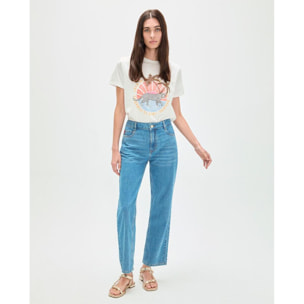 Jeans basic blu medio