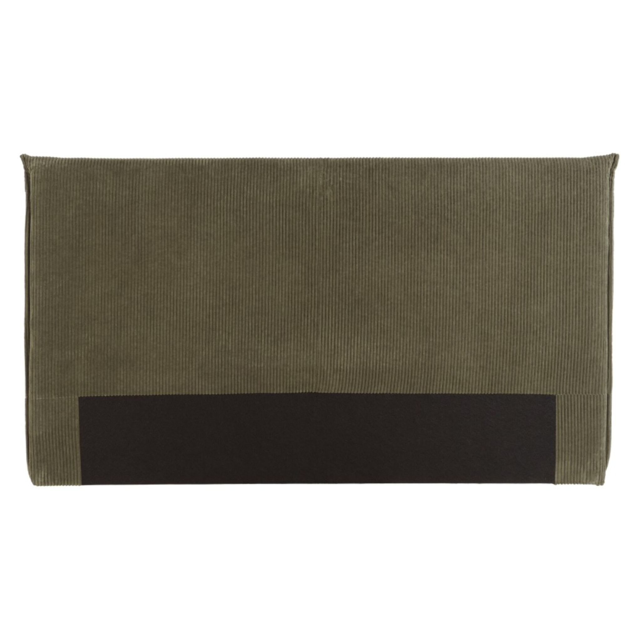 ARTHUR - Tête de lit rembourrée pour lits 160/180cm velours côtelé vert