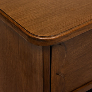 Table de chevet 1 tiroir Mona 40x44,5cm marron