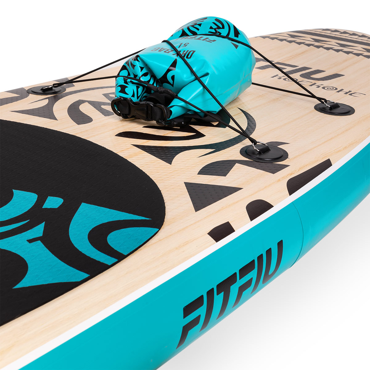 Tabla paddle surf hinchable KOEKOHE FITFIU con diseño maorí