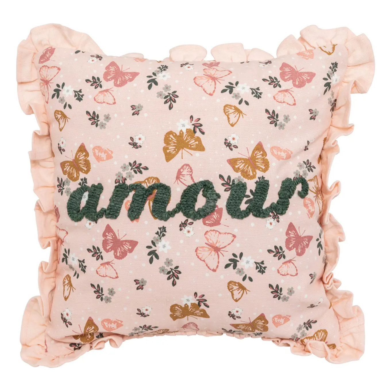 Coussin brodé "Alina" 40x40cm