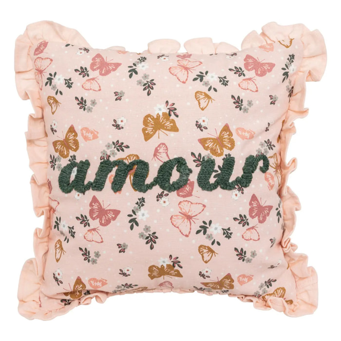 Coussin brodé "Alina" 40x40cm