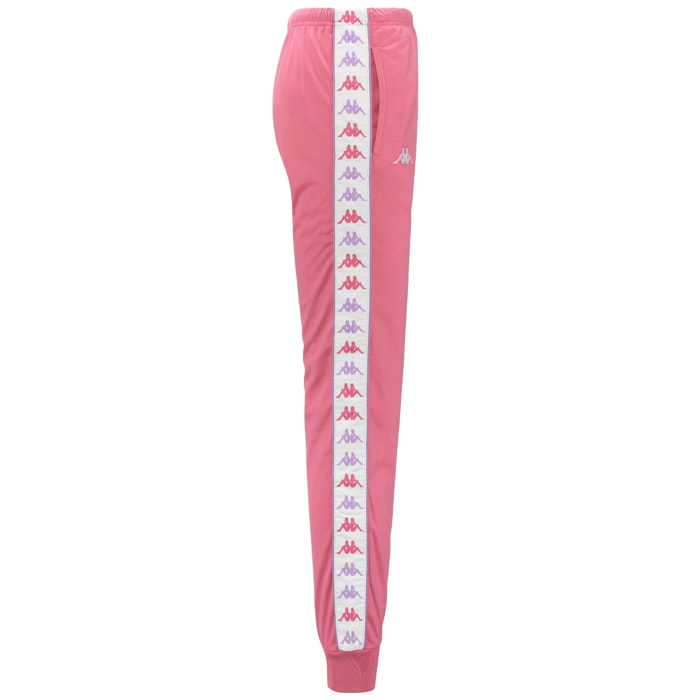 Kappa - Pantaloni Donna Rosa - 222 BANDA WRASTORIAI SLIM