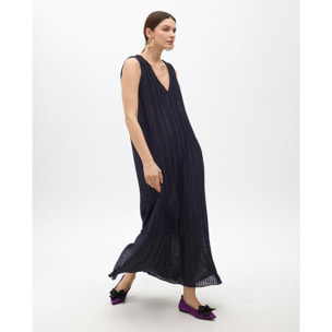 Abito Plissettato con Bretelle