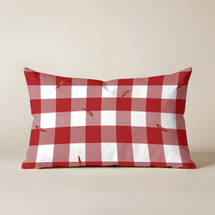 Housse de coussin Marcello - 100% coton - Rouge - 30x50 cm