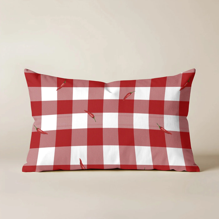 Housse de coussin Marcello - 100% coton - Rouge - 30x50 cm