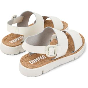 Sandali - CAMPER Oruga Sandal - Bianco - Pelle liscia