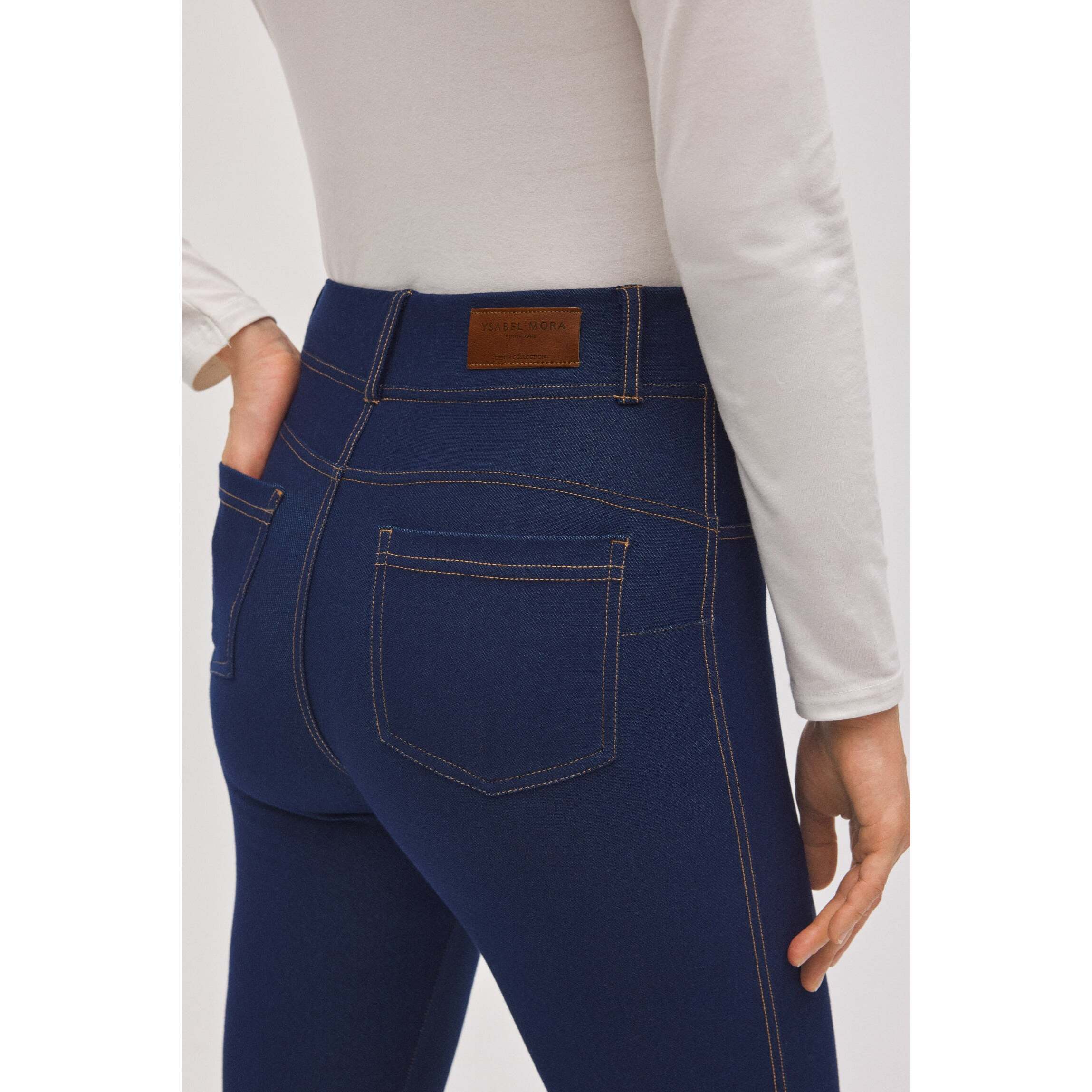 Jeans skinny elasticizzati blu navy