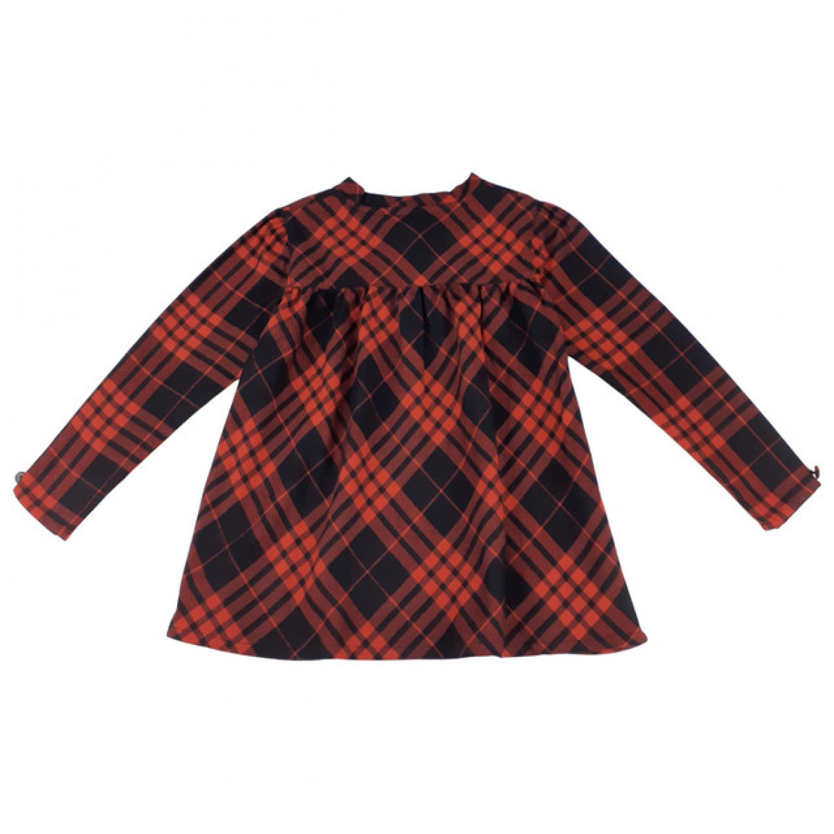 CAMICIA OVER SCOZZESE ROSSO NERO