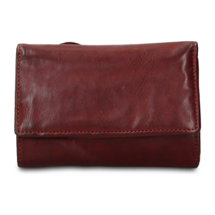 Portafoglio uomo in vera pelle - Modello Boreal - Casual - 14.0 x 9.0 x 4.5 cm