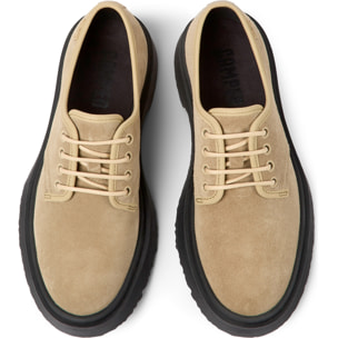 Zapatos de cordones - CAMPER Walden - Beige - Piel de ante