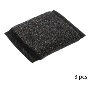 Lot de 3 éponges en inox