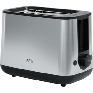 AEG Tostadora de acero inoxidable con siete niveles de tostado T3-1-3ST