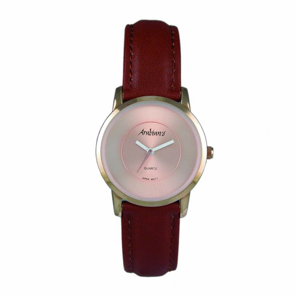 Reloj Arabians DBH2187R Unisex Analogico Cuarzo con Correa de Piel