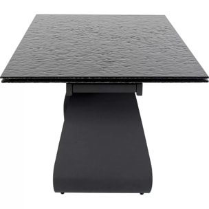 Table à rallonges Bellagio 180x95cm noire Kare Design