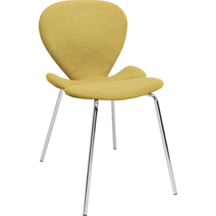 Chaise Soft Blossom jaune Kare Design