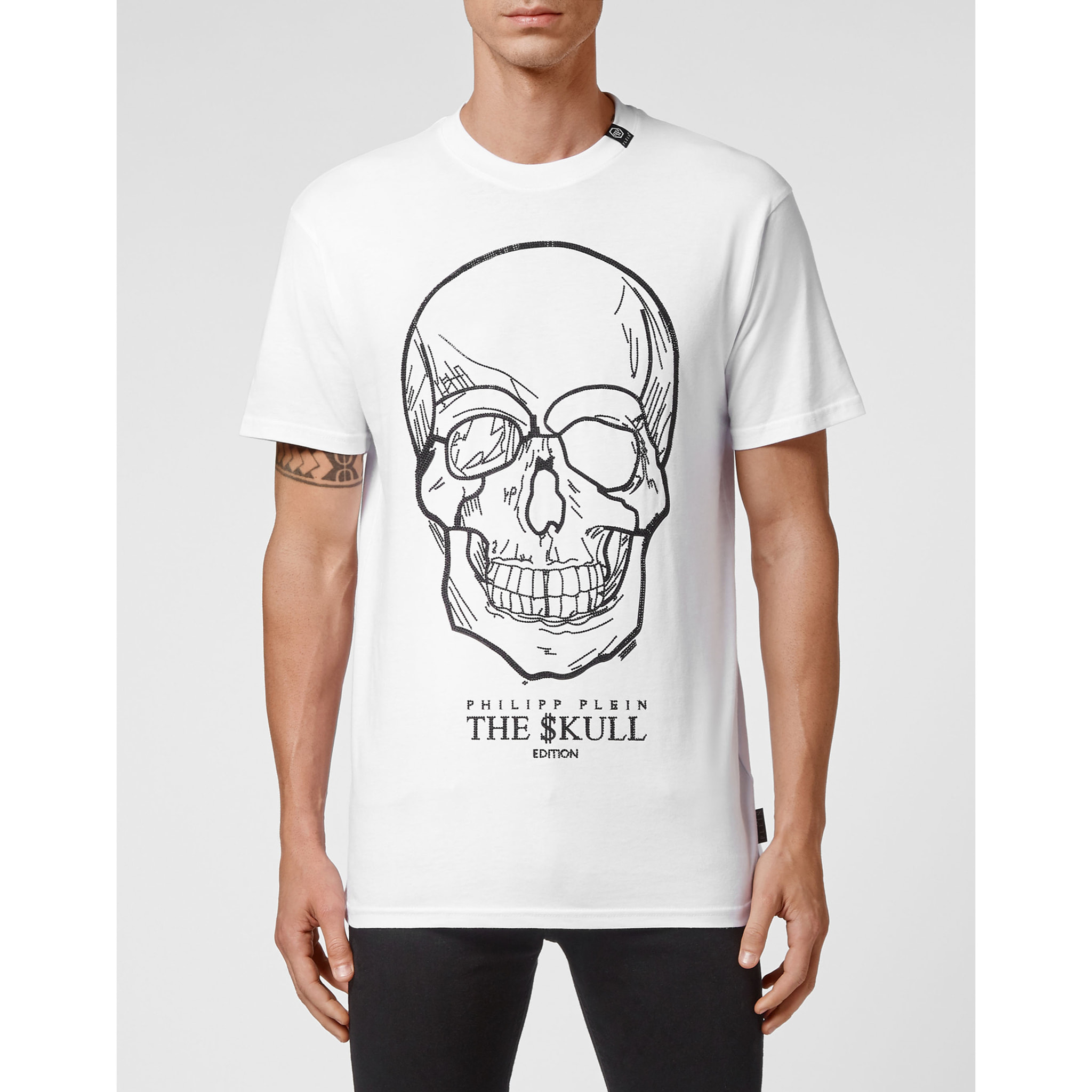 PHILIPP PLEIN Camiseta Cuello Redondo SKULL