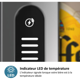 Tireuse à bière PHILIPS HD3770/90 Perfect Draft Série 7000 affichage LED, Inox, 6L