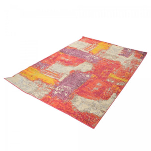 Tapis salon et chambre tissé motif abstrait NACO