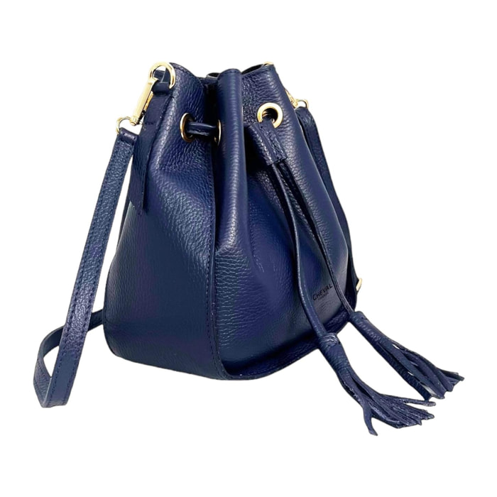 Bolso tipo cubo Cheval Firenze Matilde Azul Oscuro