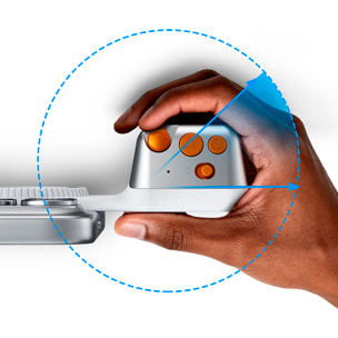 Mango fotográfico magnético para smartphone, control de zoom, botón selfie y disparador. Con conexión Bluetooth y anillo magnético incluido.