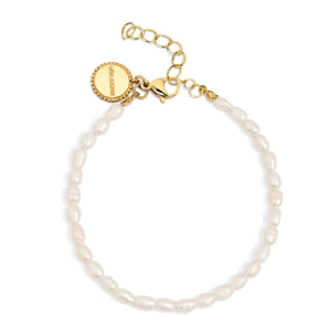 Bracciali Pompeya  in Acciaio Placcato Oro