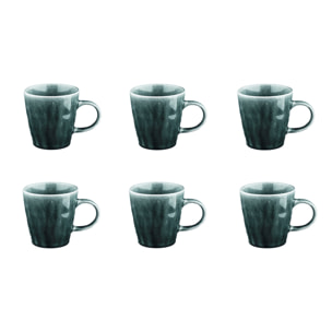 Mug MOON 40cl - 6 pièces - Pétrole