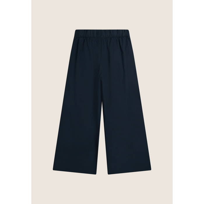 Pantaloni sportivi wide leg da donna in cotone stretch