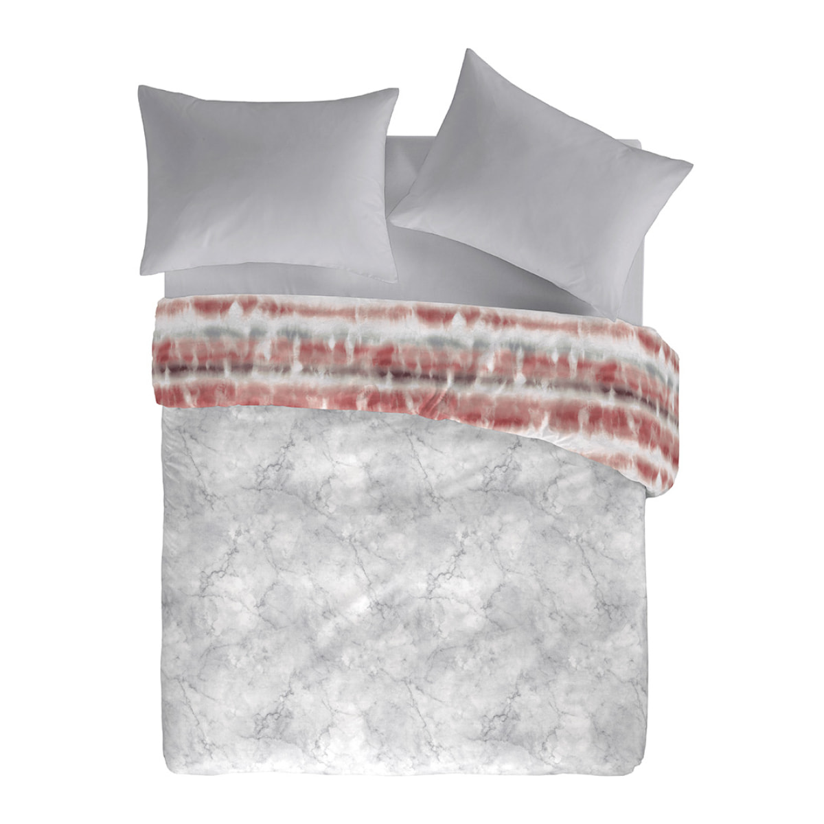 Housse de couette SATET en coton percale - multicolore - vendue seule