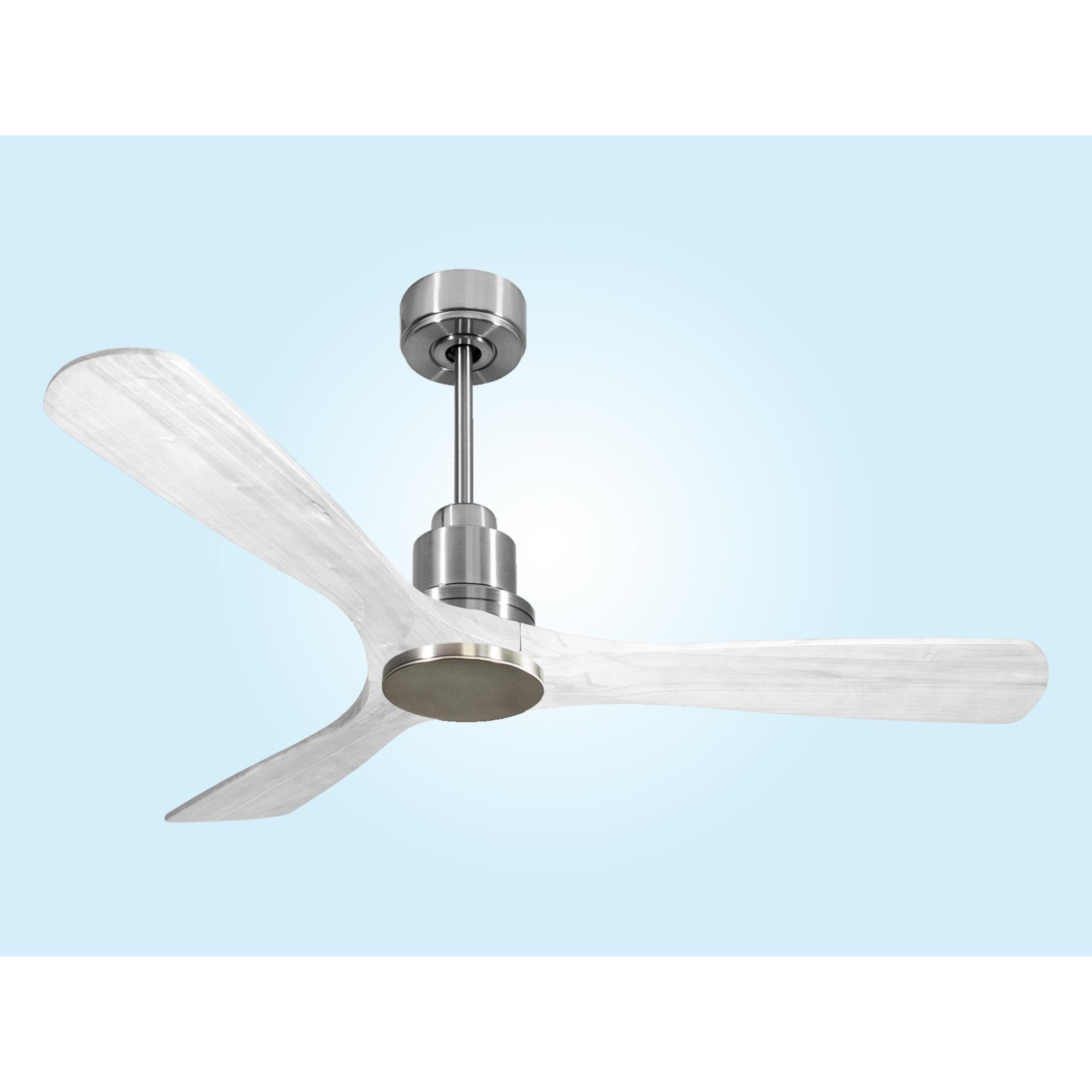 Ventilateur de plafond Réversible  Thermostat Wifi Moteur à courant continu Toits en pente Télécommande Hypersilence Mémoire Shopify Vendible (AUTOMATIQUE)
