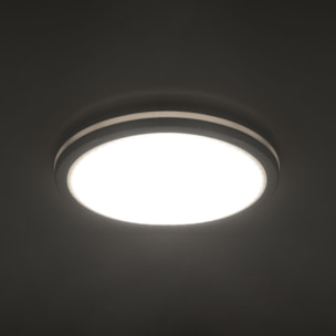 FORLIGHT Scal - Plafón de Techo LED 40cm para Exterior con Temperatura de Color Regulable 3000-4000-6000K de Color Blanco