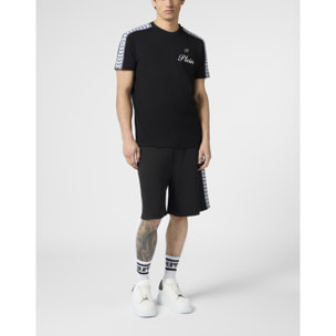 PHILIPP PLEIN Piquet Round Neck T-Shirt Plein Tennis