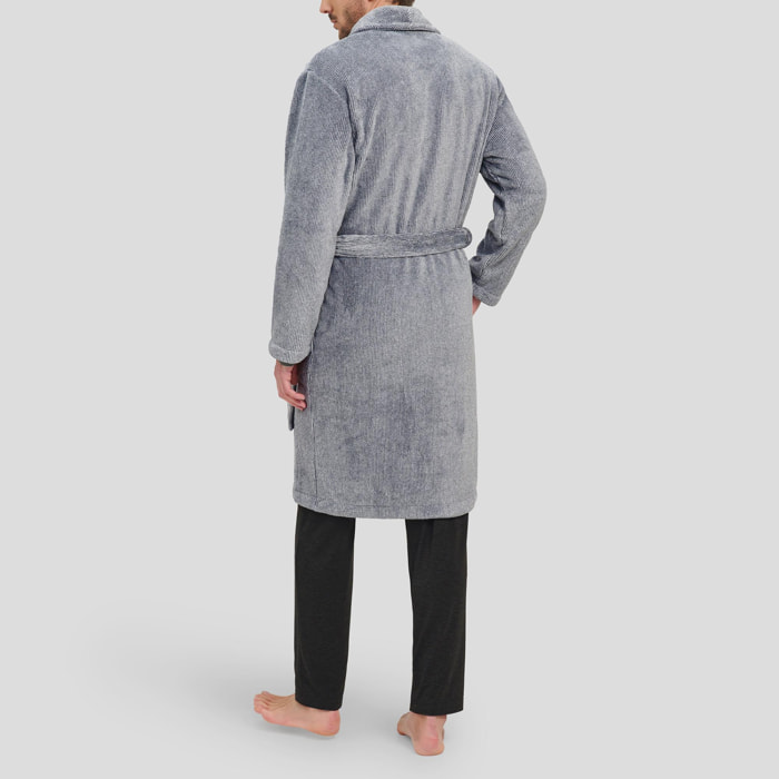 Bata larga gris