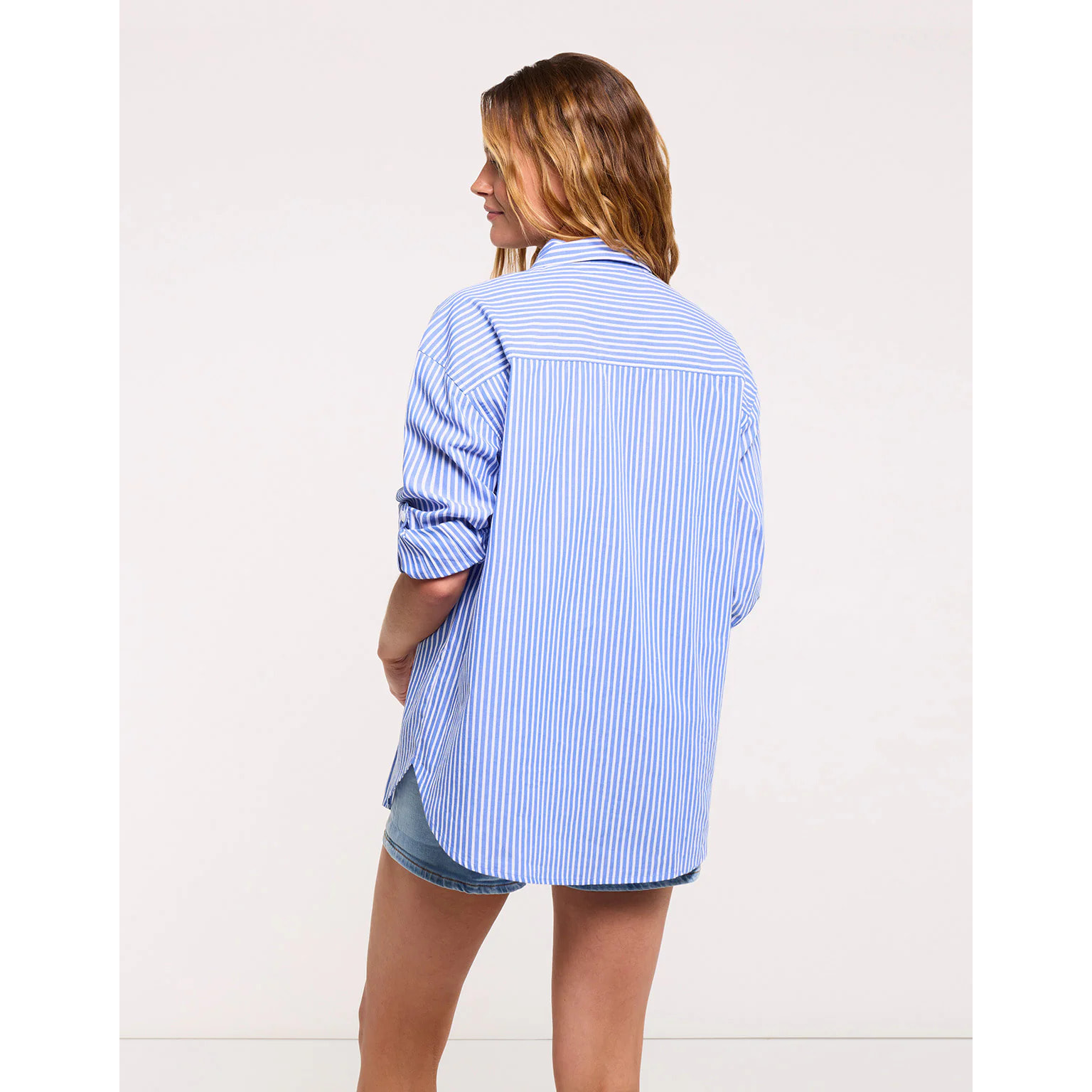 Camisa Manga Larga Azul - Agudo