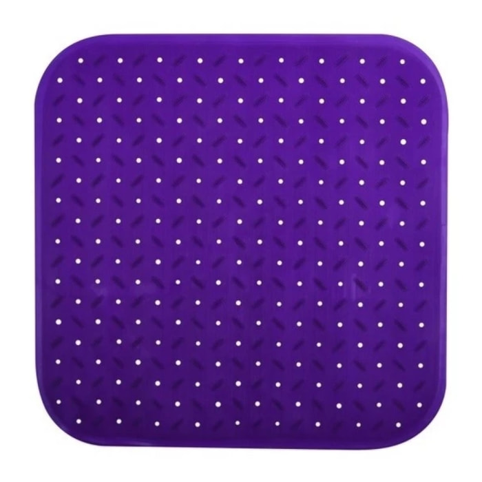 Tapis Fond de douche antidérapant Caoutchouc CLASS 54x54cm Mauve MSV
