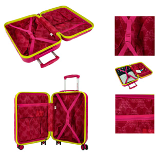 Juego De Maletas Pc Agatha Ruiz De La Prada Iconic Fucsia