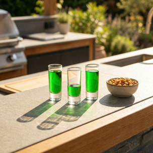 Islande - 3 vasos de chupito de 6 cl