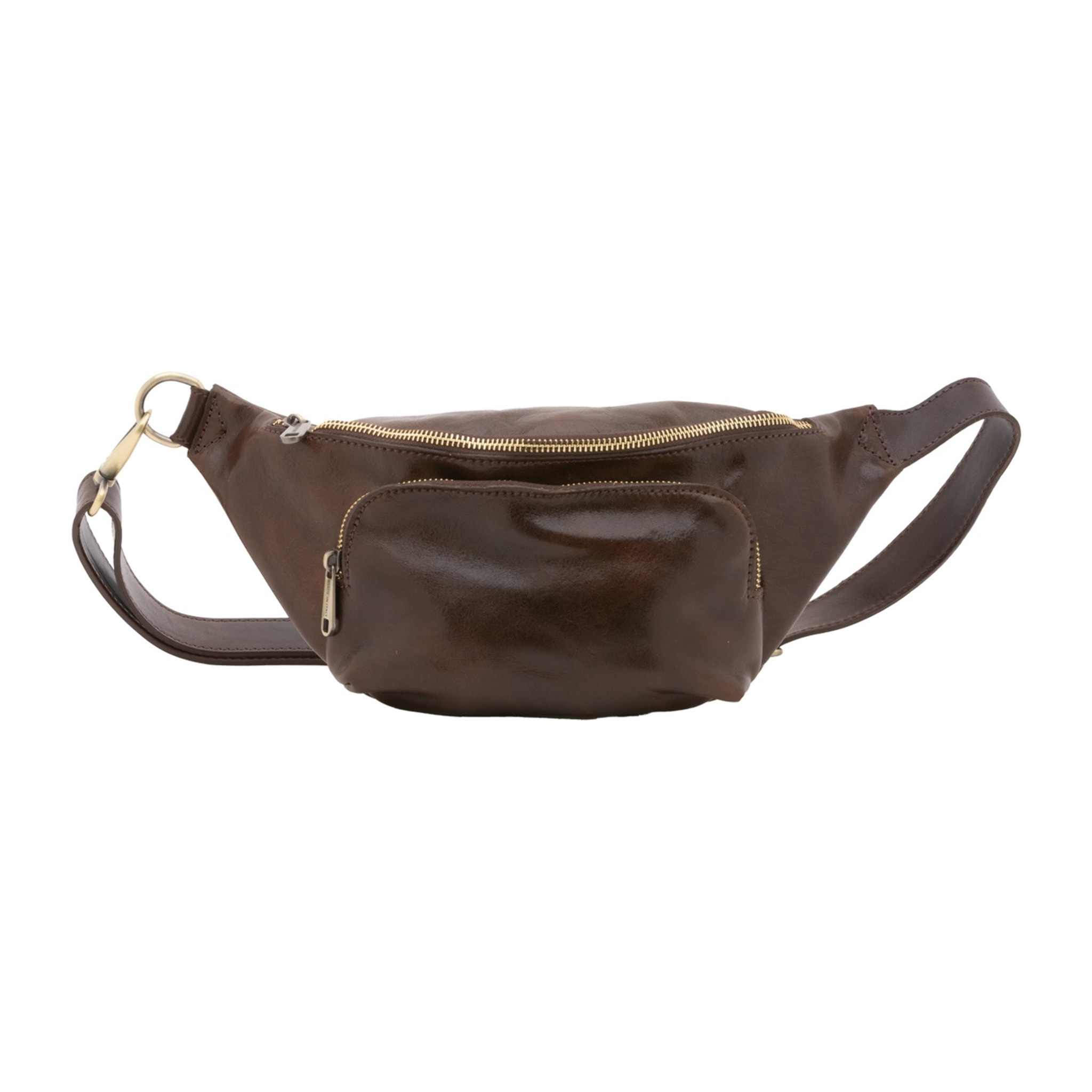 Marsupio da uomo in vera pelle - Modello False - 100% pelle - 37.0 x 16.5 x 10.0 cm